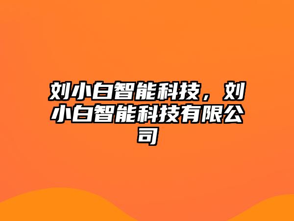 劉小白智能科技，劉小白智能科技有限公司