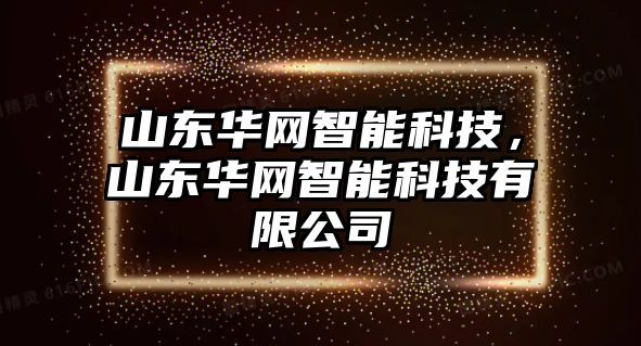 山東華網(wǎng)智能科技，山東華網(wǎng)智能科技有限公司