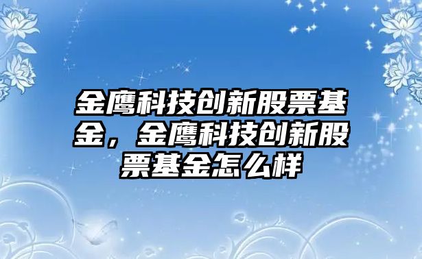 金鷹科技創(chuàng)新股票基金，金鷹科技創(chuàng)新股票基金怎么樣